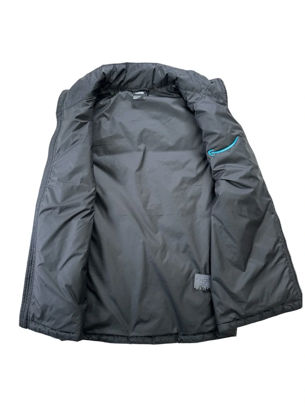 The North Face Black Puffer Vest with Amazon Logo